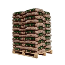 Laden Sie das Bild in den Galerie-Viewer, DS Energies Holzpellets DINplus / ENplus A1 – 975 kg Palette (65 x 15 kg) PEFC zertifizierte Nadelholz Pellets für effizientes Heizen