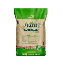 Laden Sie das Bild in den Galerie-Viewer, EPH Holzpellets ENplus A1 Premium – 975 kg Palette mit 65 x 15 kg Papiersäcken